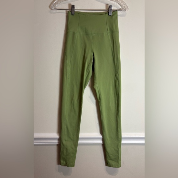 Girlfriend Collective Compressive High Rise Leggings XS Mantis Green - Picture 4 of 8